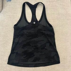 lululemon athletica Black Camo Tank Top